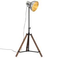 Vloerlamp 25 W E27 75x75x90-150 cm vintage zilverkleurig