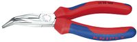 Knipex Platspitse tang met zijsnijder verchroomd 160 mm - 2525160