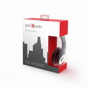 Gembird Los Angeles Headset Bedraad Hoofdband Oproepen/muziek Zwart