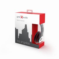 Gembird Los Angeles Headset Hoofdband 3,5mm-connector Zwart - thumbnail