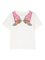 Stella McCartney Kids t-shirt en coton à imprimé graphique - Blanc