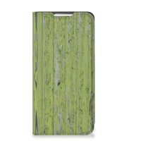 Samsung Galaxy S22 Book Wallet Case Green Wood - thumbnail