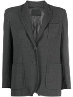 Prada Pre-Owned blazer en laine (années 2000) - Gris - thumbnail