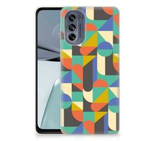 Motorola Moto G62 5G TPU bumper Funky Retro - thumbnail