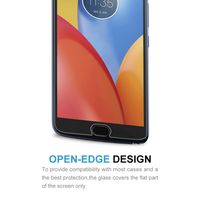 Voor Motorola Moto E4 Plus 0.3mm 9H oppervlaktehardheid 2.5D explosieveilige gehard glas niet-volledig scherm Film