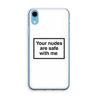 Safe with me: iPhone XR Transparant Hoesje