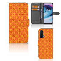 OnePlus Nord CE 5G Telefoon Hoesje Batik Oranje