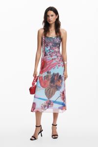 Midi-jurk met print van M. Christian Lacroix - MATERIAL FINISHES - XL