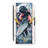 Golden Raven: iPhone 8 Flip Hoesje