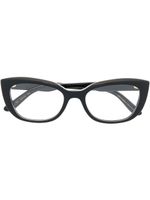 Dolce & Gabbana Eyewear lunettes de vue à monture papillon - Noir - thumbnail