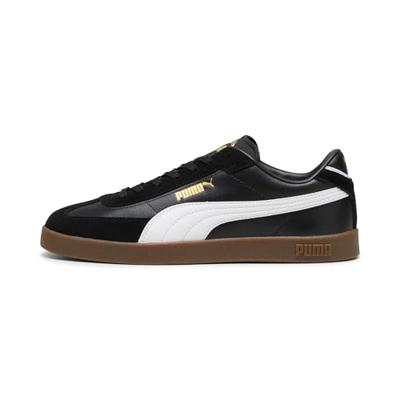 PUMA Club Ii Era uniseks-volwassene Sneaker,Puma Zwart PUMA Wit PUMA Goud,43 EU