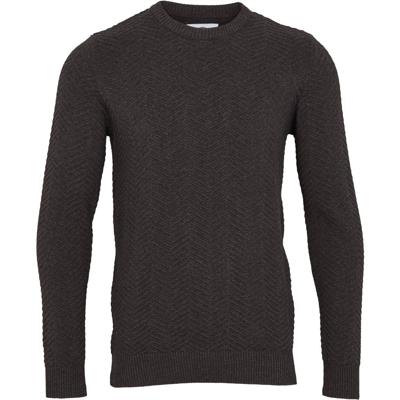 Kronstadt Heren Trui Katoen Carlo Grijs Patroon Regular Fit Kronstadt Heren Trui Katoen Carlo Grijs Patroon Regular Fit