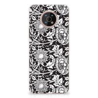 Nokia G50 TPU Case Black Flowers