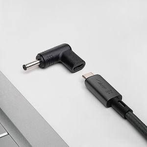 Akyga AK-ND-C15 tussenstuk voor kabels USB-C 4.0 x 1.35 mm Zwart