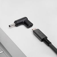 Akyga AK-ND-C15 tussenstuk voor kabels USB-C 4.0 x 1.35 mm Zwart - thumbnail