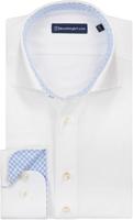 Sleeve7 Heren Overhemd Wit Lichtblauw Contrast Royal Twill