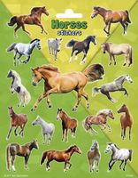 Paarden Stickervel Set Horses