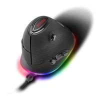 Speedlink SOVOS Verticale RGB-gamingmuis - Verticale gaming-muis, individueel programmeerbaar, polsontlasting, zwart