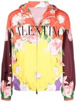 Valentino Garavani veste à fleurs - Rouge - thumbnail