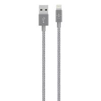 Belkin Premium MIXIT metallic naar USB-A laad-/sync-kabel (1,2 m), 1.2m Lightning, grijs