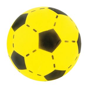 Gele foam voetbal 20 cm   -