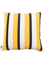 Fornasetti coussin carré à rayures - Jaune