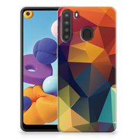 Samsung Galaxy A21 TPU Hoesje Polygon Color - thumbnail