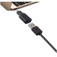 USB 3.0 / USB 3.1 Type-C Ksix Adapter - Zwart