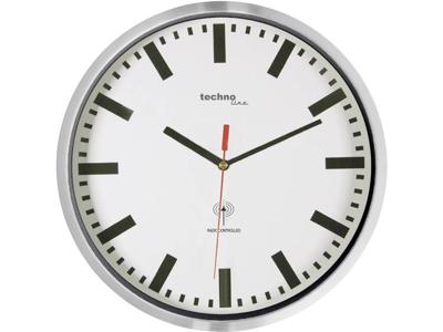 Techno Line WT8990 Wandklok Zendergestuurd 30 cm x 5 cm Zilver (metallic) Techno Line WT8990 Wandklok Zendergestuurd 30 cm x 5 cm Zilver (metallic)