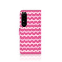 Sony Xperia 1 IV Telefoon Hoesje Waves Pink - thumbnail