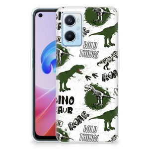 TPU Hoesje voor OPPO A96 | OPPO A76 Dinosaurus