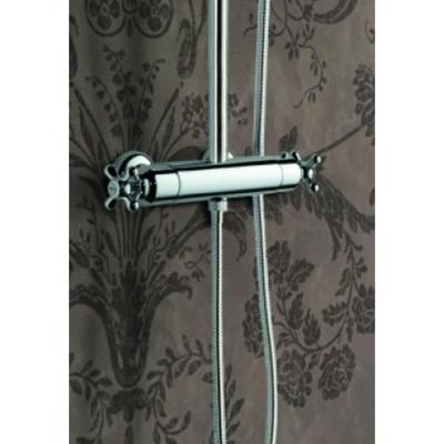 Douchekraan Hotbath Amice 15cm Hartafstand Thermostatisch Opbouw Glans Chroom 2 Greeps