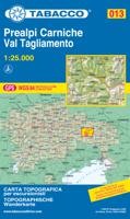 Wandelkaart 013 Prealpi Carniche - Val Tagliamento | Tabacco Editrice - thumbnail