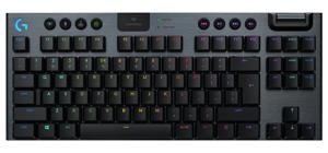 Logitech G G915 TKL Tenkeyless LIGHTSPEED Wireless RGB Mechanical Gaming Keyboard toetsenbord RF-draadloos + Bluetooth QWERTY Engels Koolstof