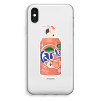 S(peach)less: iPhone X Transparant Hoesje - thumbnail