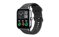 Beafon Smartwatch 101, Bluetooth smartwatch, Bluetooth oproep, Bluetooth oproep, 1,8 inch (4,57 cm) display, sportmodus 100+, fitnessmodus, IP68, weergave van berichten, ondersteunt Alexa,