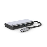 Belkin AVC006btSGY USB 3.2 Gen 1 (3.1 Gen 1) Type-C 5000 Mbit/s Zilver - thumbnail