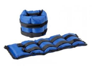 RS Sports verstelbare manchetten l nylon l 2x 2.250 kg l blauw zwart