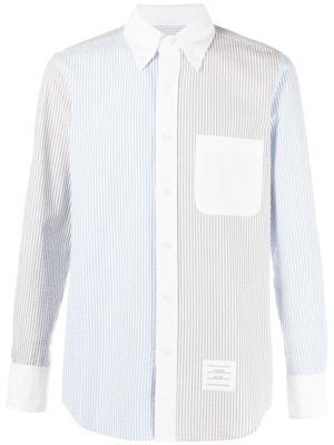 Thom Browne Gestreept overhemd - Blauw Thom Browne Gestreept overhemd - Blauw