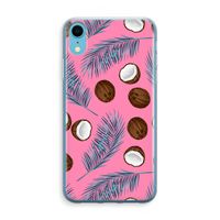 Kokosnoot roze: iPhone XR Transparant Hoesje