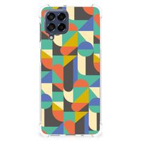 Samsung Galaxy M53 Doorzichtige Silicone Hoesje Funky Retro