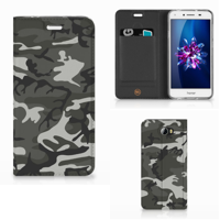Huawei Y5 2 | Y6 Compact Hoesje met Magneet Army Light