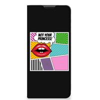 Motorola Moto G51 5G Hippe Standcase Popart Princess - thumbnail