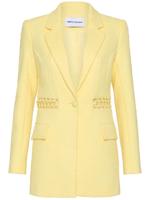 Rebecca Vallance Blazer met enkele rij knopen - Geel