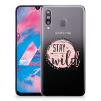 Samsung Galaxy M30 Telefoonhoesje met Naam Boho Stay Wild