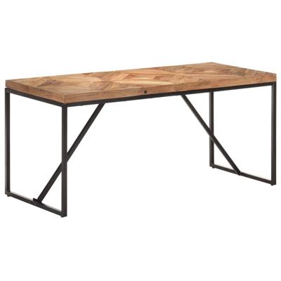 vidaXL Eettafel 160x70x76 cm massief acaciahout en mangohout vidaXL Eettafel 160x70x76 cm massief acaciahout en mangohout