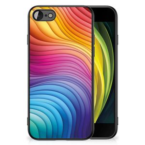 Backcover voor iPhone SE 2022 | SE 2020 | 7/8 Regenboog