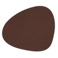 LIND DNA Placemat Leer Nupo Donkerbruin