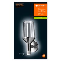 LEDVANCE Endura Classic Calice Sensor 4058075477971 Buitenlamp met bewegingsmelder (wand) LED E27 RVS, Transparant, Glas - thumbnail