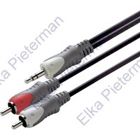 Scanpart aansluitkabel 3.5 S(M)-2tulp(M) 1,5m Mini jack kabel Scanpart aansluitkabel 3.5 S(M)-2tulp(M) 1,5m Mini jack kabel